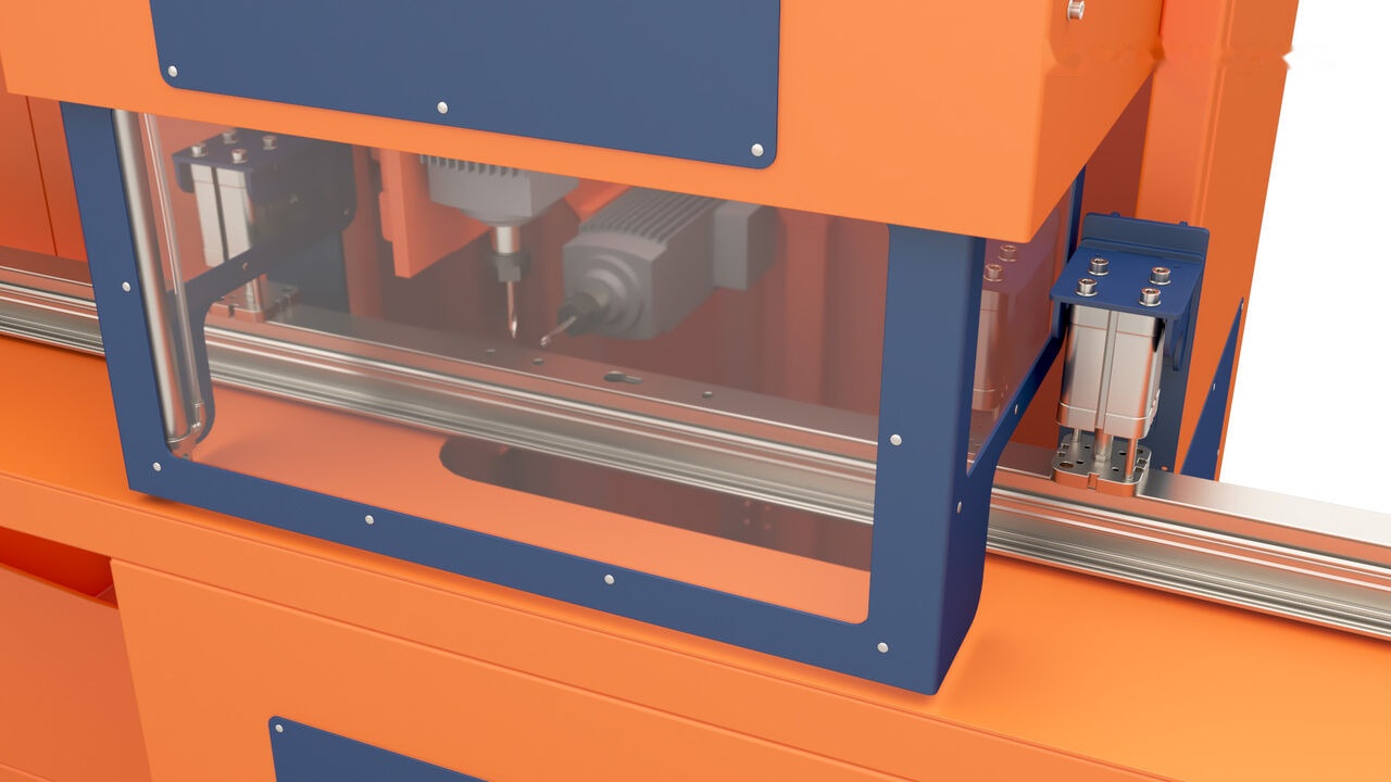 Wise Service Center for automatic milling of aluminum profiles WS710 - Máquina herramienta: foto 3 Wise Service Center for automatic milling of aluminum profiles WS710 - Máquina herramienta: foto 3