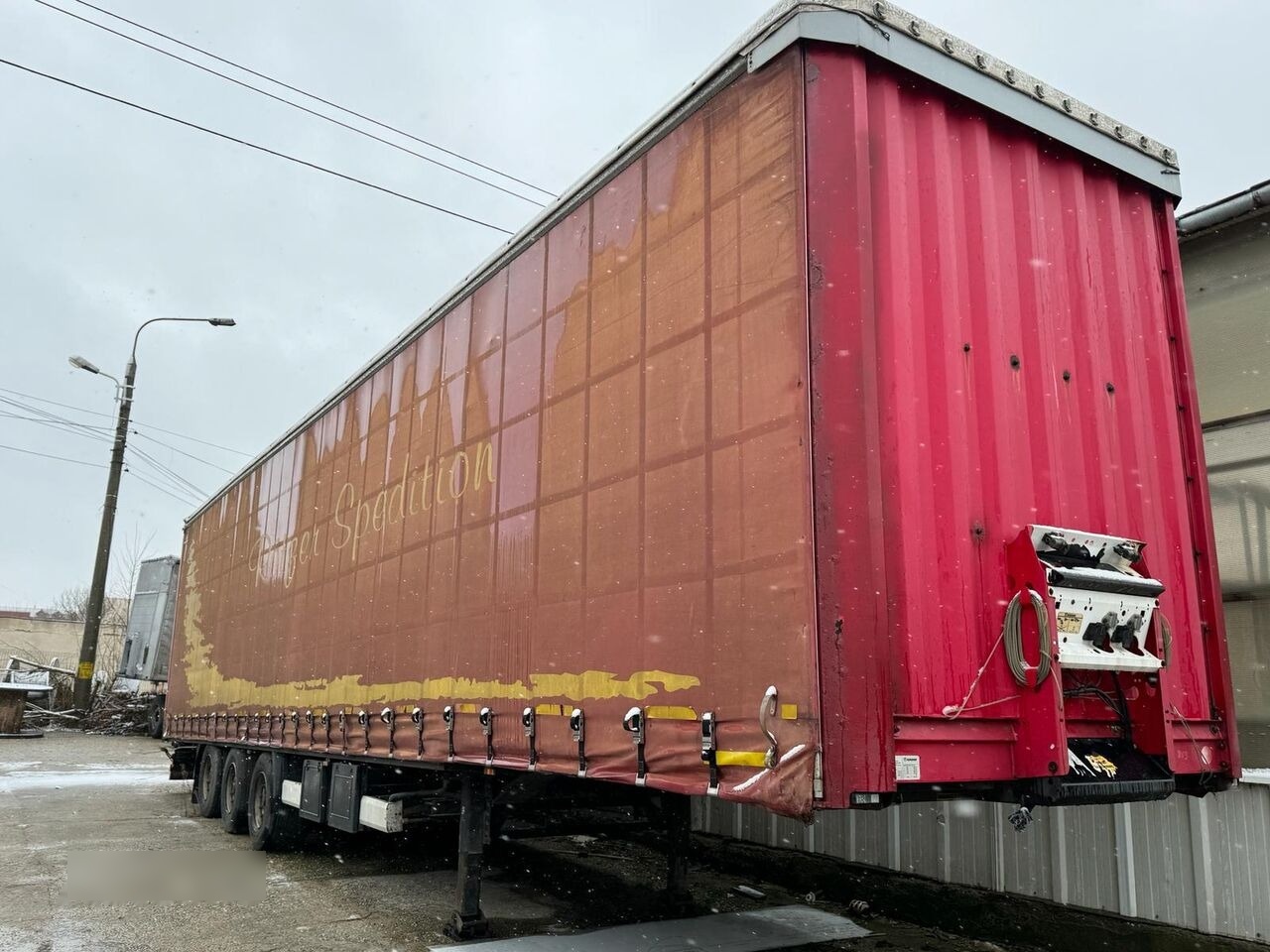 Krone BPW ECO PLUS MEGA - Hidraulic Upper Cover Lift - Semirremolque lona: foto 3 Krone BPW ECO PLUS MEGA - Hidraulic Upper Cover Lift - Semirremolque lona: foto 3