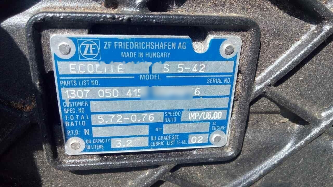 ZF S5-42 MAN - Caja de cambios para Camión: foto 2 ZF S5-42 MAN - Caja de cambios para Camión: foto 2