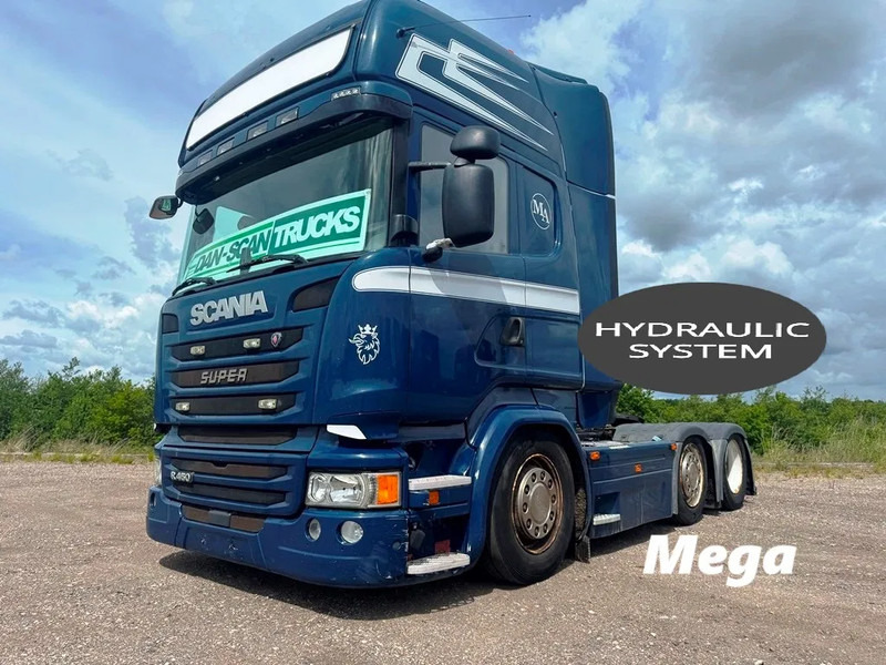 Scania R450 Mega Twensteer. Hydr. system. Air / Air suspension. - Cabeza tractora: foto 1 Scania R450 Mega Twensteer. Hydr. system. Air / Air suspension. - Cabeza tractora: foto 1