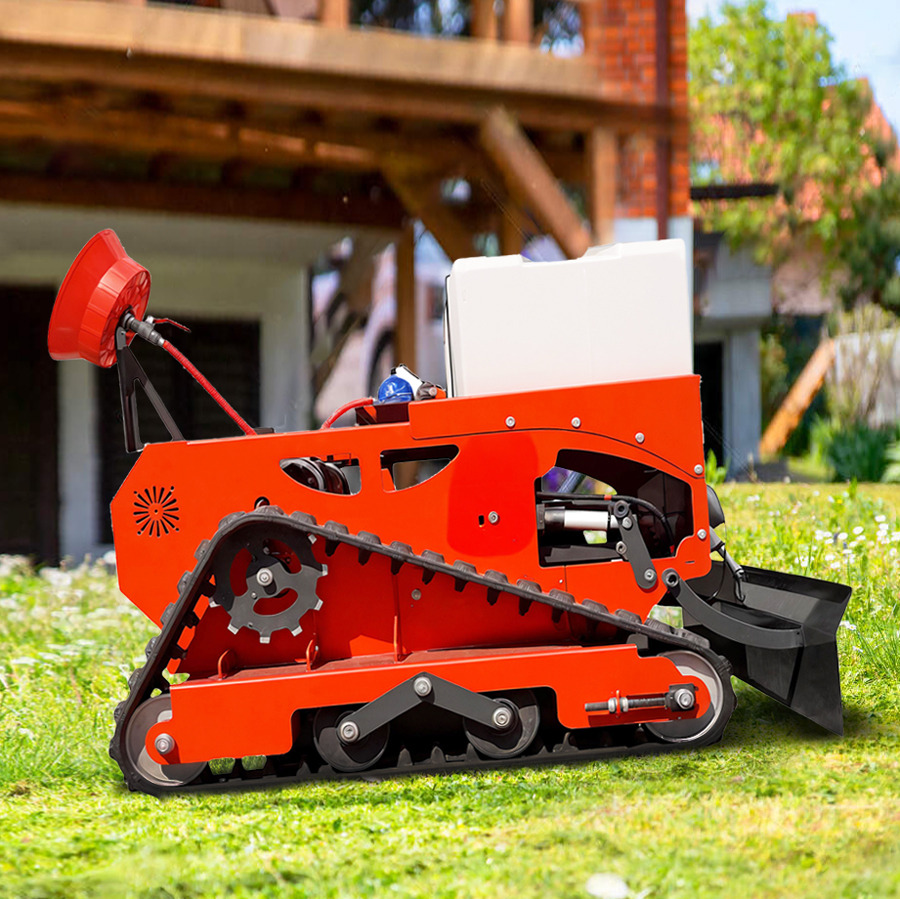 Cortacésped nuevo LEZUM Electric Lawn Mower Rc Remote Control Robot Gas Gasoline Electric Zero Turn Crawler Lawn Mower For Sale Grass Cutting: foto 8