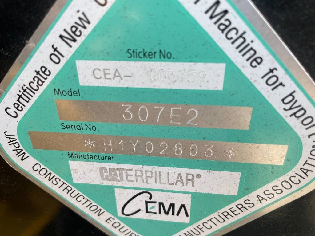 CAT 307 - Miniexcavadora: foto 5 CAT 307 - Miniexcavadora: foto 5