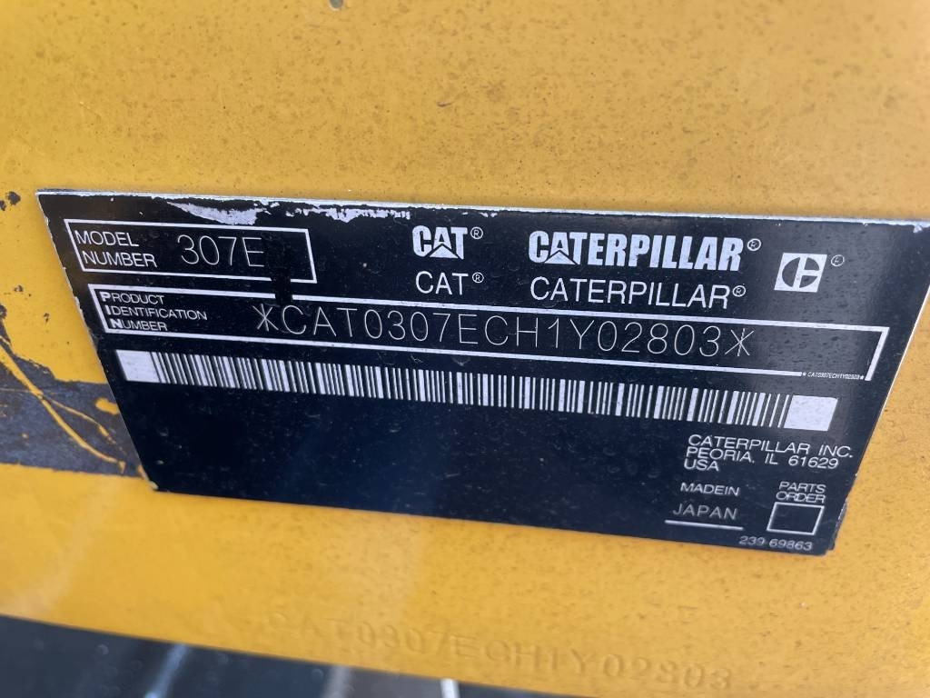 CAT 307E - Excavadora de cadenas: foto 3 CAT 307E - Excavadora de cadenas: foto 3