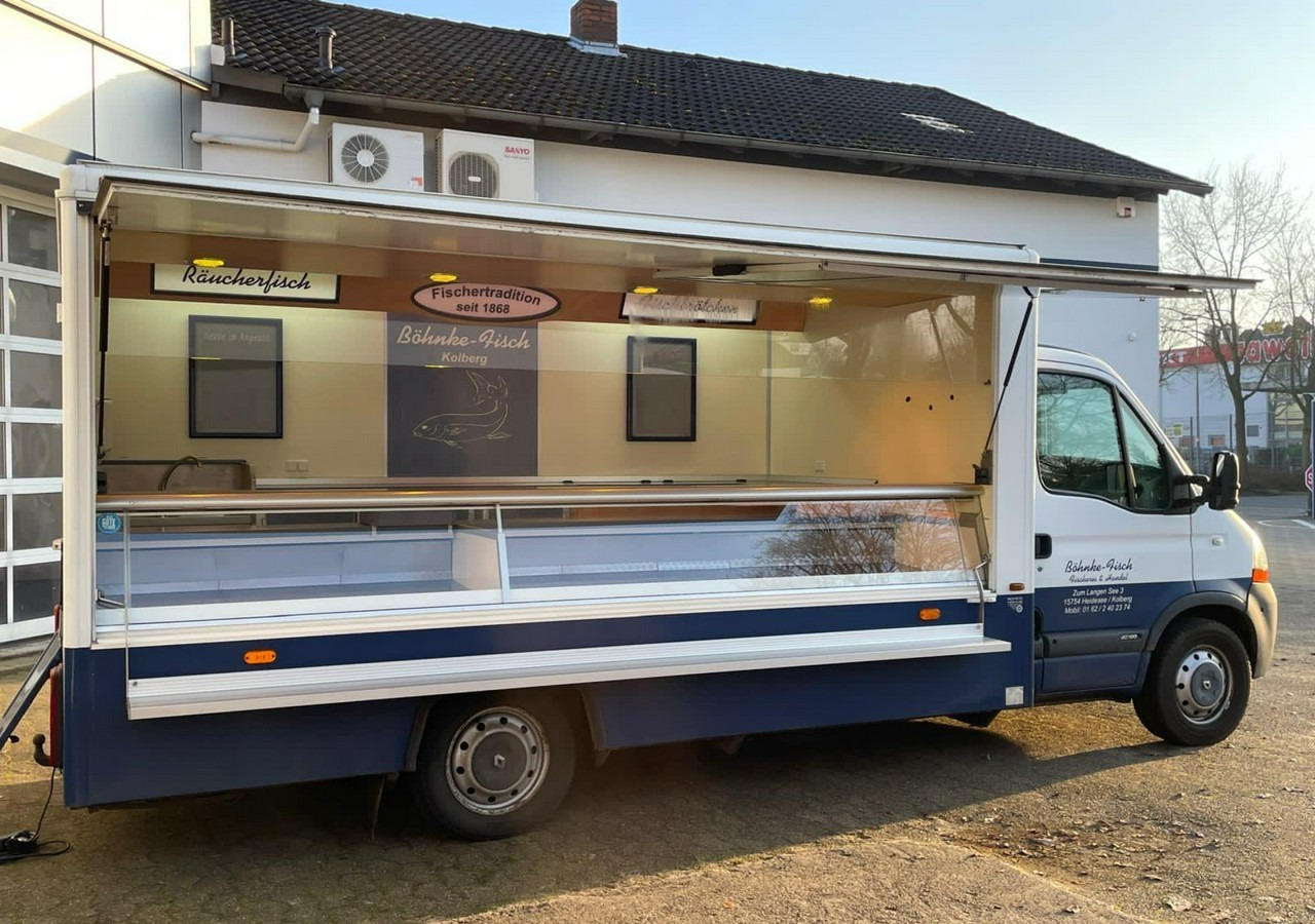 Renault Master Autosklep Wędlin Ryba Gastronomiczny Food Truck Foodtruck sklep Borc - Camión tienda: foto 1 Renault Master Autosklep Wędlin Ryba Gastronomiczny Food Truck Foodtruck sklep Borc - Camión tienda: foto 1