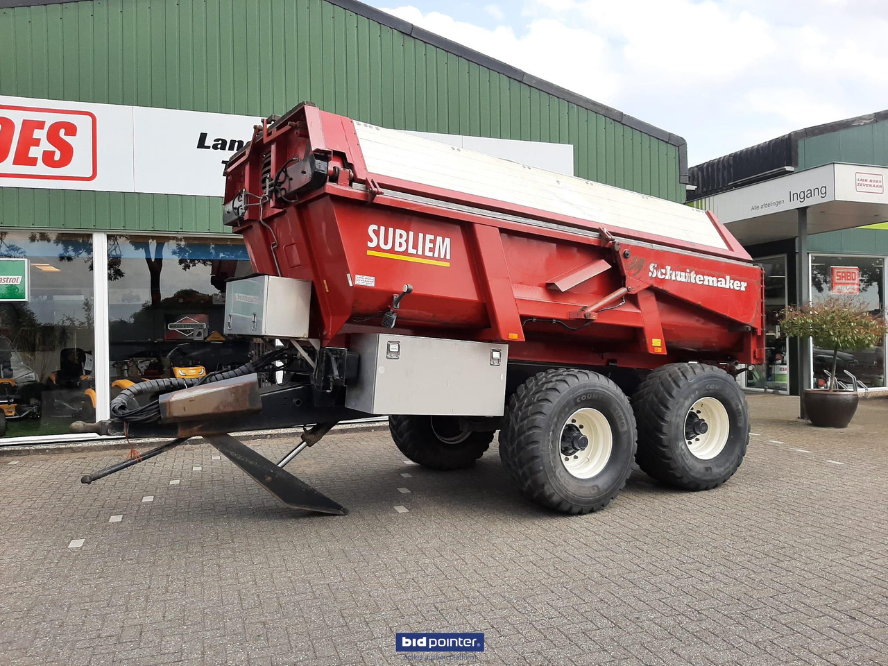 Schuitemaker Subliem 200 zandkipper / gronddumper - Remolque volquete agrícola: foto 1 Schuitemaker Subliem 200 zandkipper / gronddumper - Remolque volquete agrícola: foto 1