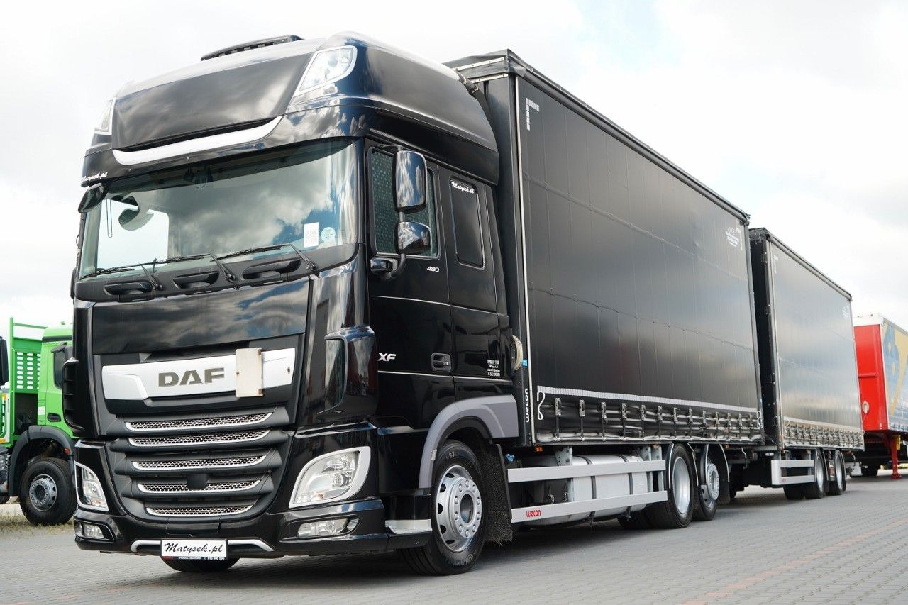 DAF XF 480 / I PARK-COOL / ZESTAW TANDEM / 120 M3 / - Camión lona: foto 2 DAF XF 480 / I PARK-COOL / ZESTAW TANDEM / 120 M3 / - Camión lona: foto 2