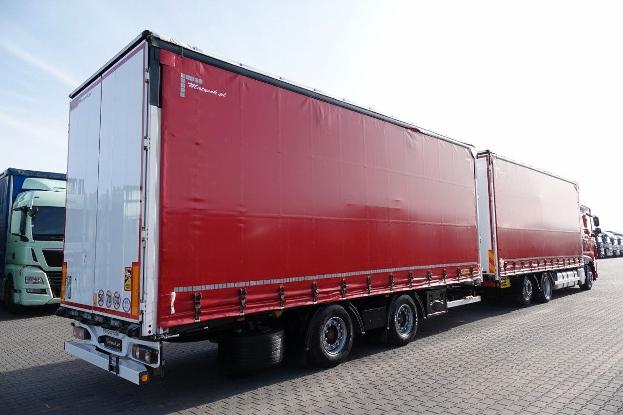 DAF XF 480 / ZESTAW TANDEM / 120 M3 / PRZEJAZDOWY / - Camión lona: foto 4 DAF XF 480 / ZESTAW TANDEM / 120 M3 / PRZEJAZDOWY / - Camión lona: foto 4
