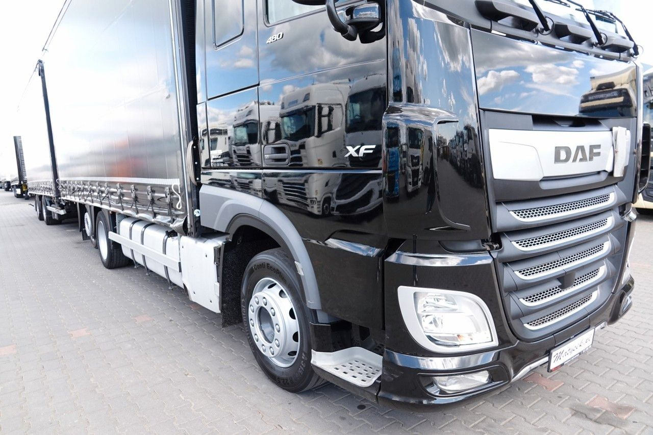 DAF XF 480 / ZESTAW TANDEM / 120 M3 / PRZEJAZDOWY / - Camión lona: foto 5 DAF XF 480 / ZESTAW TANDEM / 120 M3 / PRZEJAZDOWY / - Camión lona: foto 5