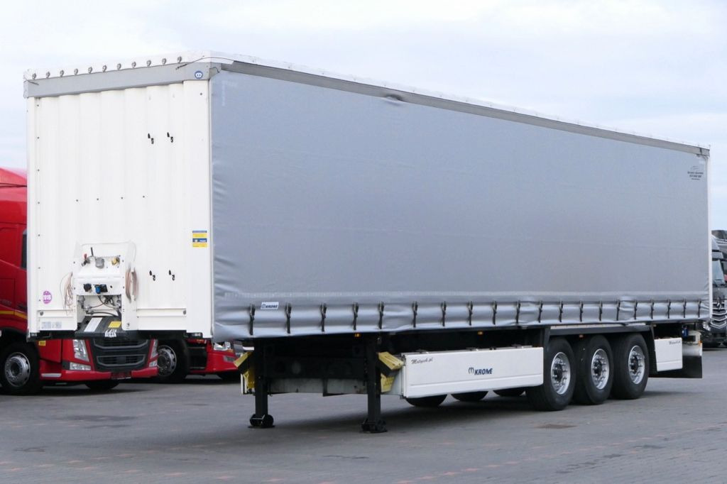 Krone CURTAINSIDER/PALLET BOX/LIFTED AXLE/2018 YEAR - Semirremolque lona: foto 1 Krone CURTAINSIDER/PALLET BOX/LIFTED AXLE/2018 YEAR - Semirremolque lona: foto 1