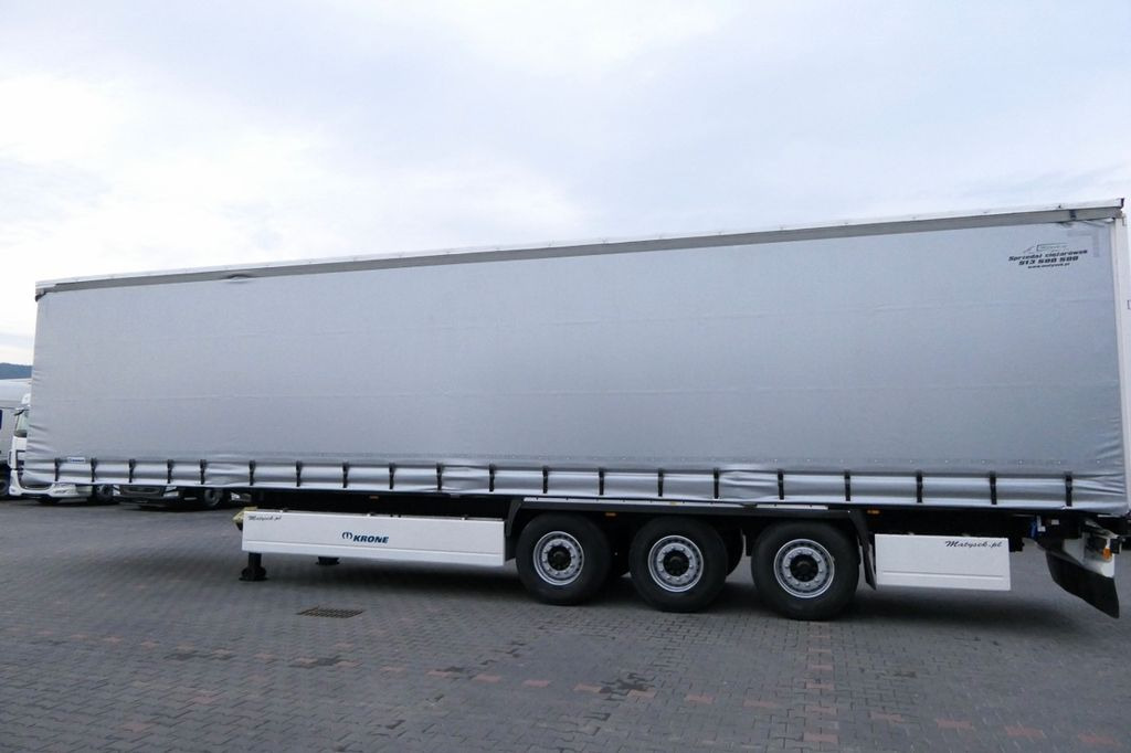 Krone CURTAINSIDER/PALLET BOX/LIFTED AXLE/2018 YEAR - Semirremolque lona: foto 3 Krone CURTAINSIDER/PALLET BOX/LIFTED AXLE/2018 YEAR - Semirremolque lona: foto 3