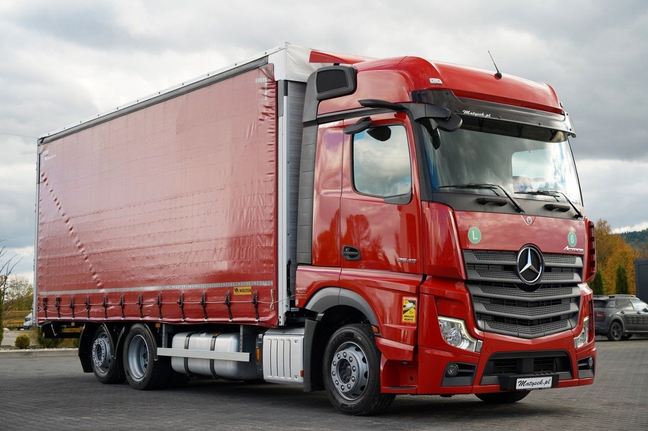 Mercedes-Benz ACTROS 2545 / SOLÓWKA  / 6x2 / OŚ PODNOSZONA / B - Camión lona: foto 5 Mercedes-Benz ACTROS 2545 / SOLÓWKA  / 6x2 / OŚ PODNOSZONA / B - Camión lona: foto 5
