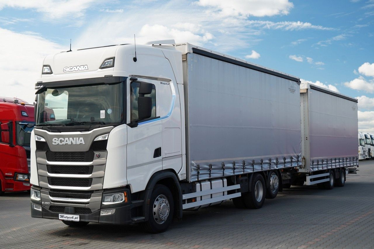 Scania S 450 / ZESTAW TANDEM / 120 M3 / I-PARK COOL Scania S 450 / ZESTAW TANDEM / 120 M3 / PO KONTRAKCIE S - Camión lona: foto 4 Scania S 450 / ZESTAW TANDEM / 120 M3 / I-PARK COOL Scania S 450 / ZESTAW TANDEM / 120 M3 / PO KONTRAKCIE S - Camión lona: foto 4