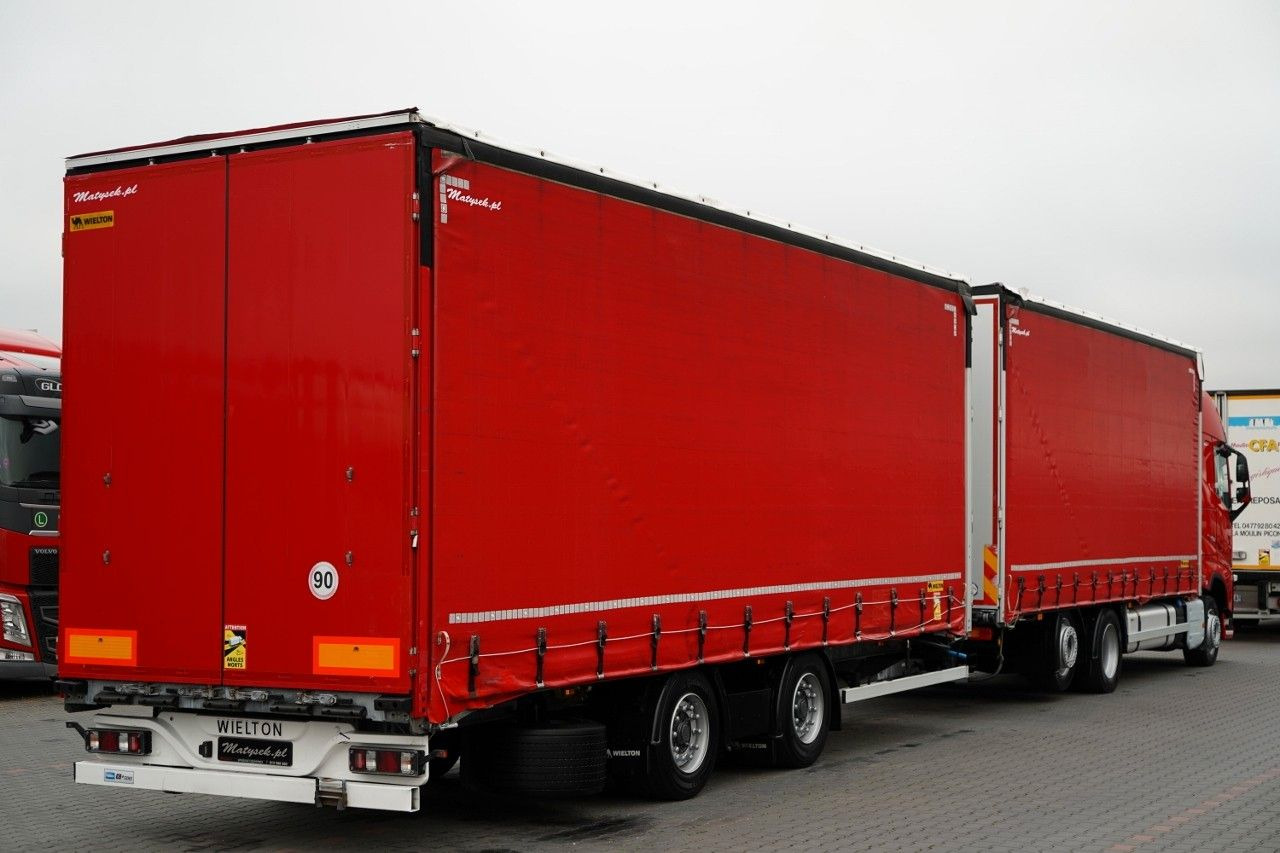 Volvo FH 460 / I-SAVE / ZESTAW TANDEM 120 M3 / PRZEJAZ - Camión lona: foto 3 Volvo FH 460 / I-SAVE / ZESTAW TANDEM 120 M3 / PRZEJAZ - Camión lona: foto 3