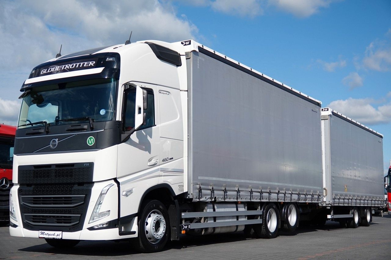 Camión lona Volvo FH 460 / ZESTAW TANDEM / 120 M3 / CAŁY NA PODUS: foto 1