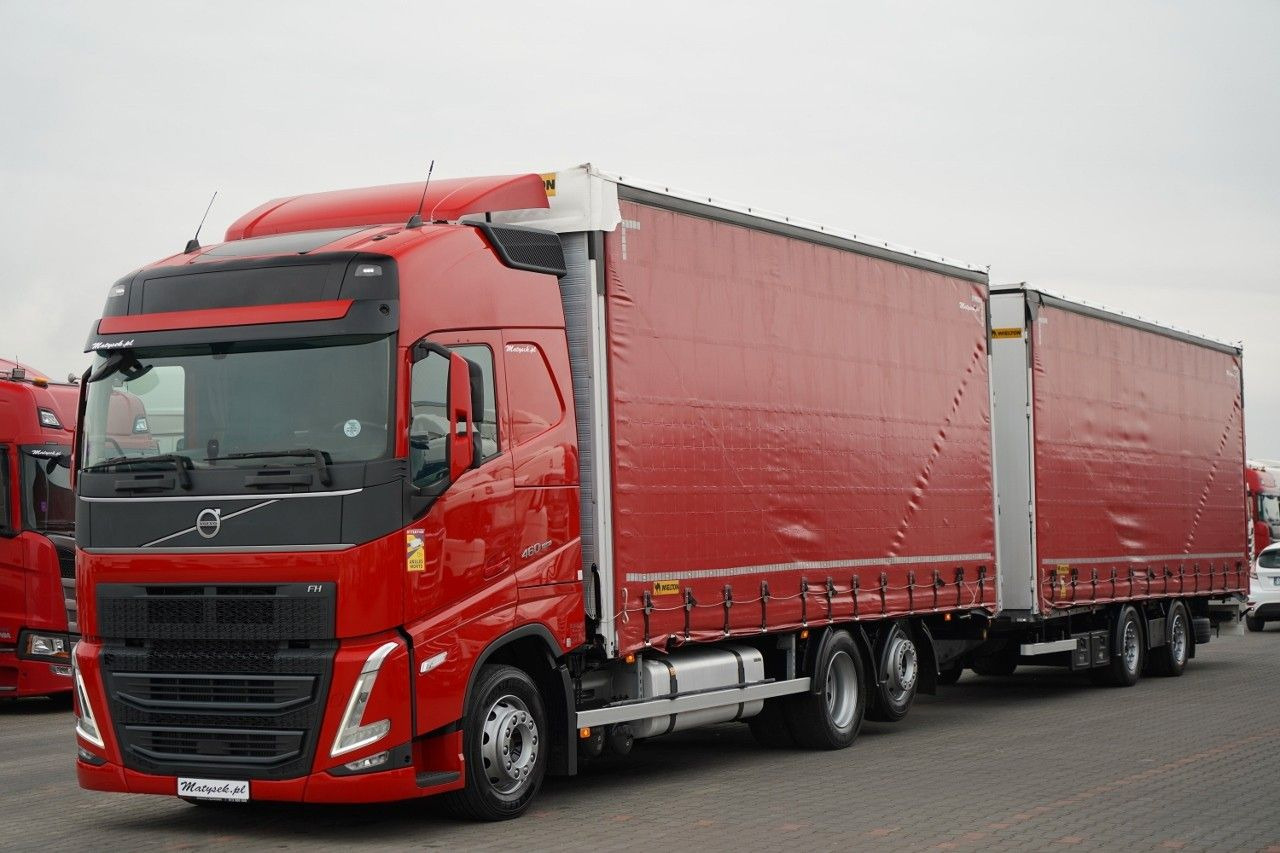 Volvo FH 460 / ZESTAW TANDEM / 120 M3 / PRZEJAZDOWY / - Camión lona: foto 2 Volvo FH 460 / ZESTAW TANDEM / 120 M3 / PRZEJAZDOWY / - Camión lona: foto 2