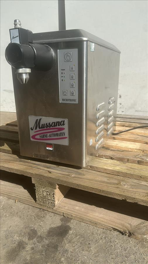 Mussana Whipped cream machine - Maquinaria de alimentación: foto 2 Mussana Whipped cream machine - Maquinaria de alimentación: foto 2