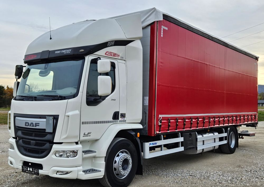 DAF LF 310/WINDA/FIRANKA/NOWE TURBO/NOWE SPRZĘGŁO/EURO 6/SPROWADZONY/20PALET/ŁADOWNOSC 10TON - Camión lona: foto 1 DAF LF 310/WINDA/FIRANKA/NOWE TURBO/NOWE SPRZĘGŁO/EURO 6/SPROWADZONY/20PALET/ŁADOWNOSC 10TON - Camión lona: foto 1