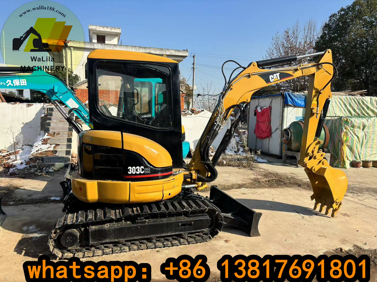 CATERPILLAR Caterpillar CAT303C Mini Excavator - Miniexcavadora: foto 1 CATERPILLAR Caterpillar CAT303C Mini Excavator - Miniexcavadora: foto 1