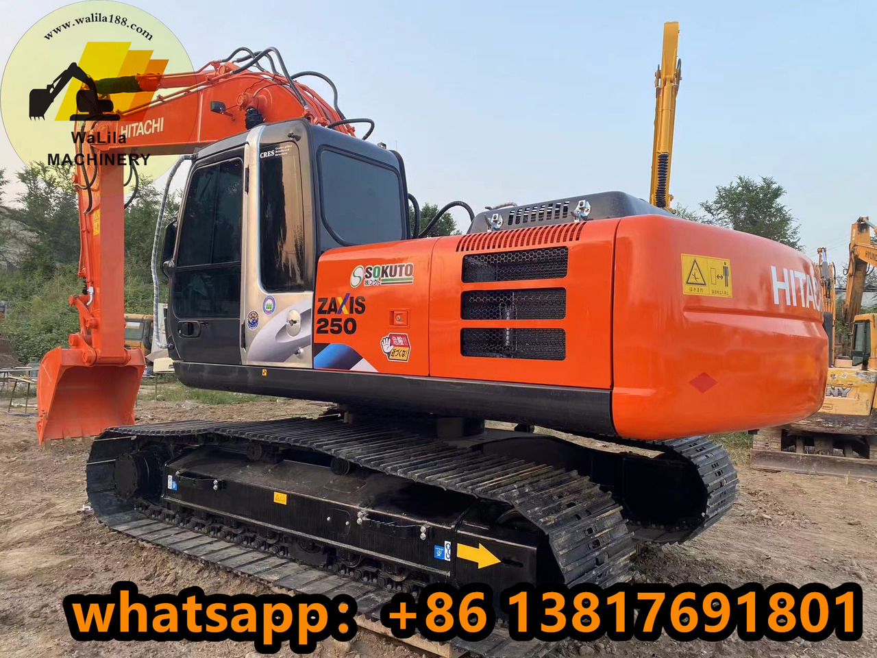 Excavadora de cadenas HITACHI ZX250-3G: foto 7