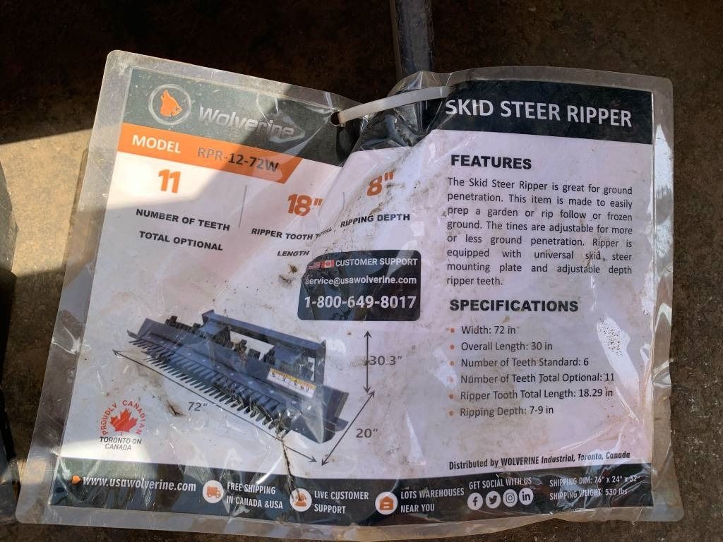 Wolverine RPR-12-72W - Implemento para Maquinaria de construcción: foto 3 Wolverine RPR-12-72W - Implemento para Maquinaria de construcción: foto 3