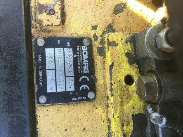 Bomag BPR 60/52D Rüttelplatte - Plancha reversible: foto 2 Bomag BPR 60/52D Rüttelplatte - Plancha reversible: foto 2