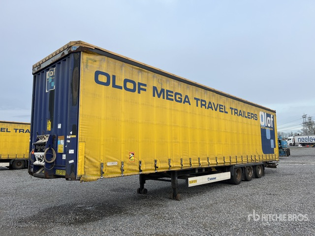 2015 Krone Mega Sattelauflieger Curtain Side Trailer - Remolque con toldo: foto 1 2015 Krone Mega Sattelauflieger Curtain Side Trailer - Remolque con toldo: foto 1