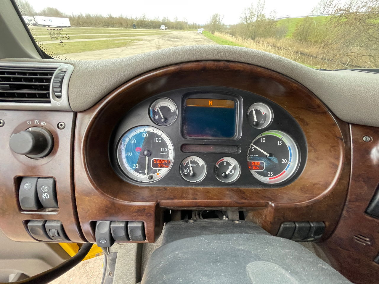 Camión grúa DAF 85.410 Met Effer 470 6s laadkraan ladekran loadercrane crane palfinger hiab fassi: foto 16