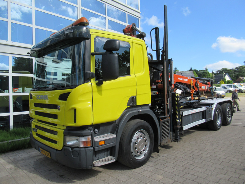 Scania P 340 B 6x2*4 VDL Haak - Kraan ATLAS 206.3E - Camión multibasculante, Camión grúa: foto 4 Scania P 340 B 6x2*4 VDL Haak - Kraan ATLAS 206.3E - Camión multibasculante, Camión grúa: foto 4