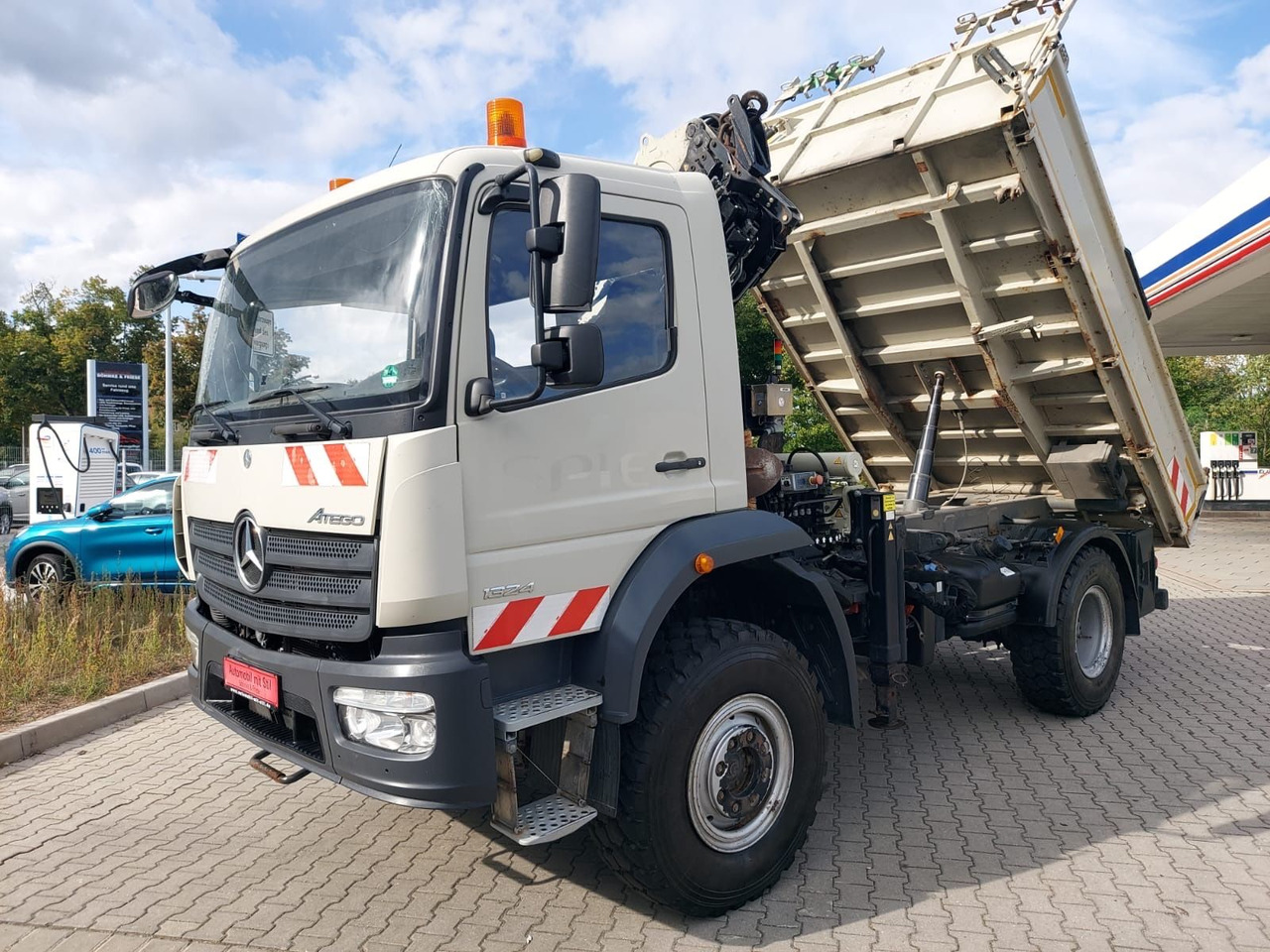 Mercedes-Benz Atego / 1324 MEILER 4X4 KRAN ATLAS 116.3 - Camión volquete, Camión grúa: foto 4 Mercedes-Benz Atego / 1324 MEILER 4X4 KRAN ATLAS 116.3 - Camión volquete, Camión grúa: foto 4