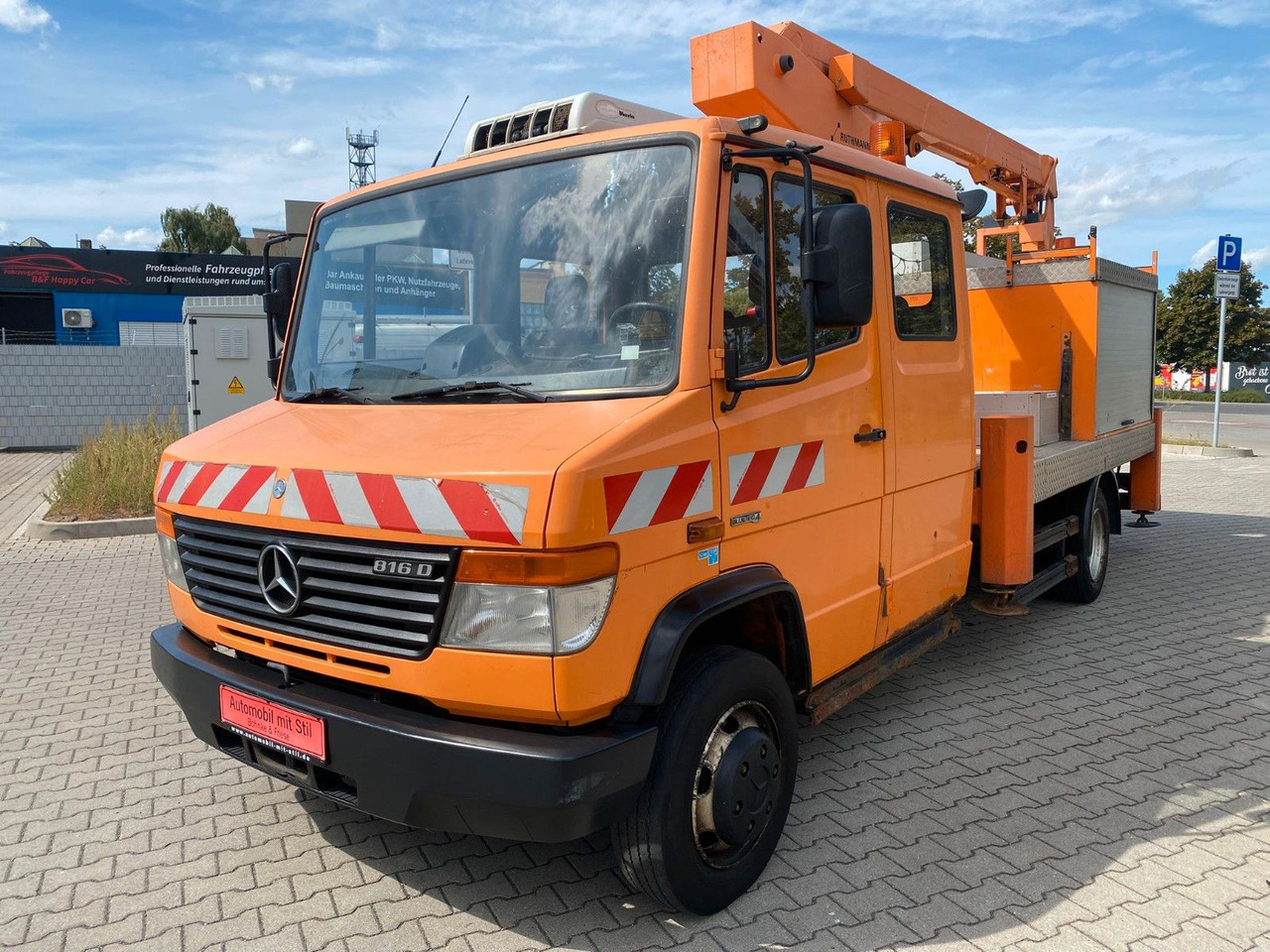 Mercedes-Benz VARIO 816D 4x4 HUB Steiger Ruthmann K130 - Camión con plataforma elevadora: foto 5 Mercedes-Benz VARIO 816D 4x4 HUB Steiger Ruthmann K130 - Camión con plataforma elevadora: foto 5