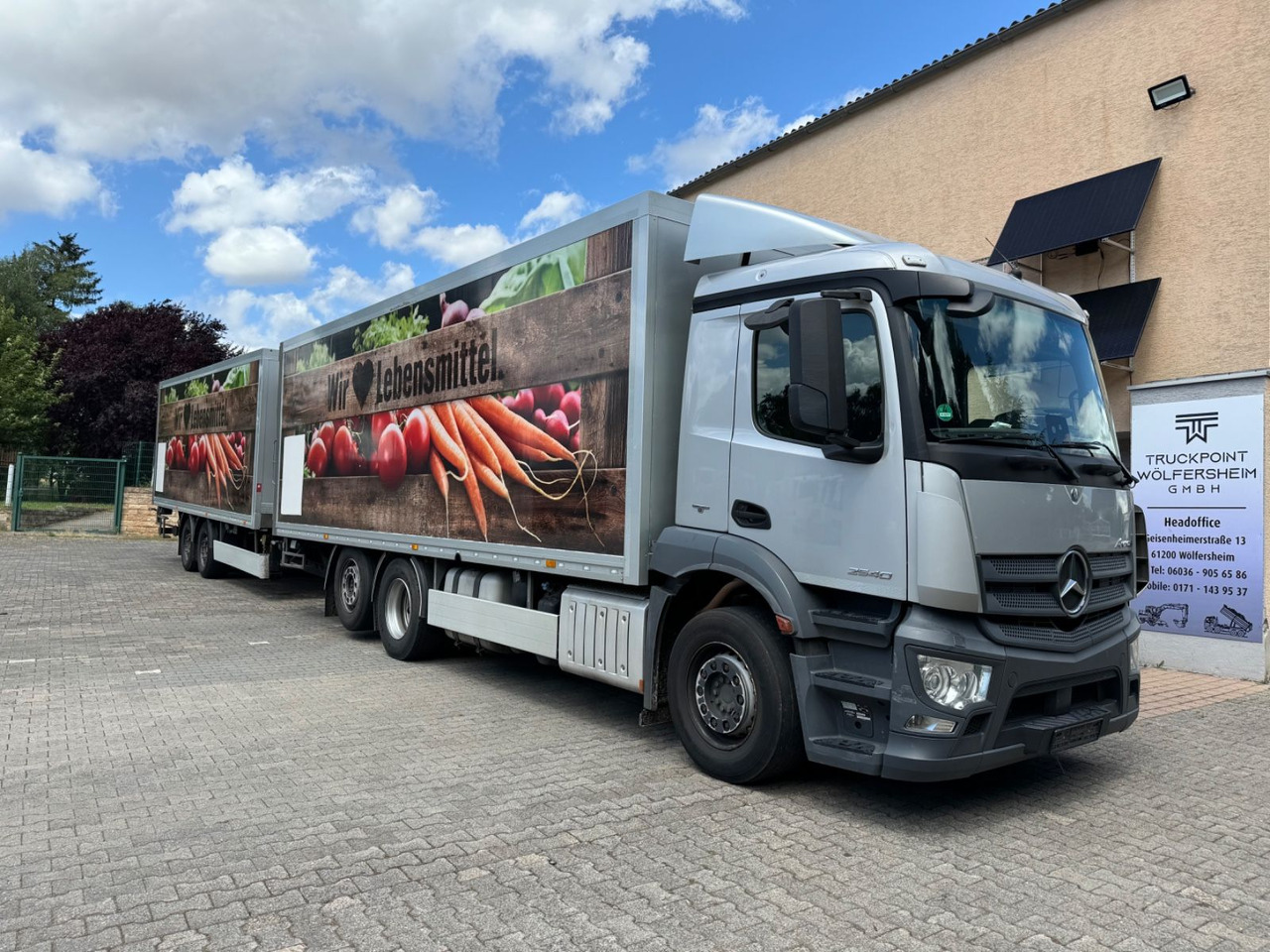 Mercedes-Benz Antos 2540/Durchladbar/2xLBW/Frigoblock/2instock - Camión frigorífico: foto 1 Mercedes-Benz Antos 2540/Durchladbar/2xLBW/Frigoblock/2instock - Camión frigorífico: foto 1