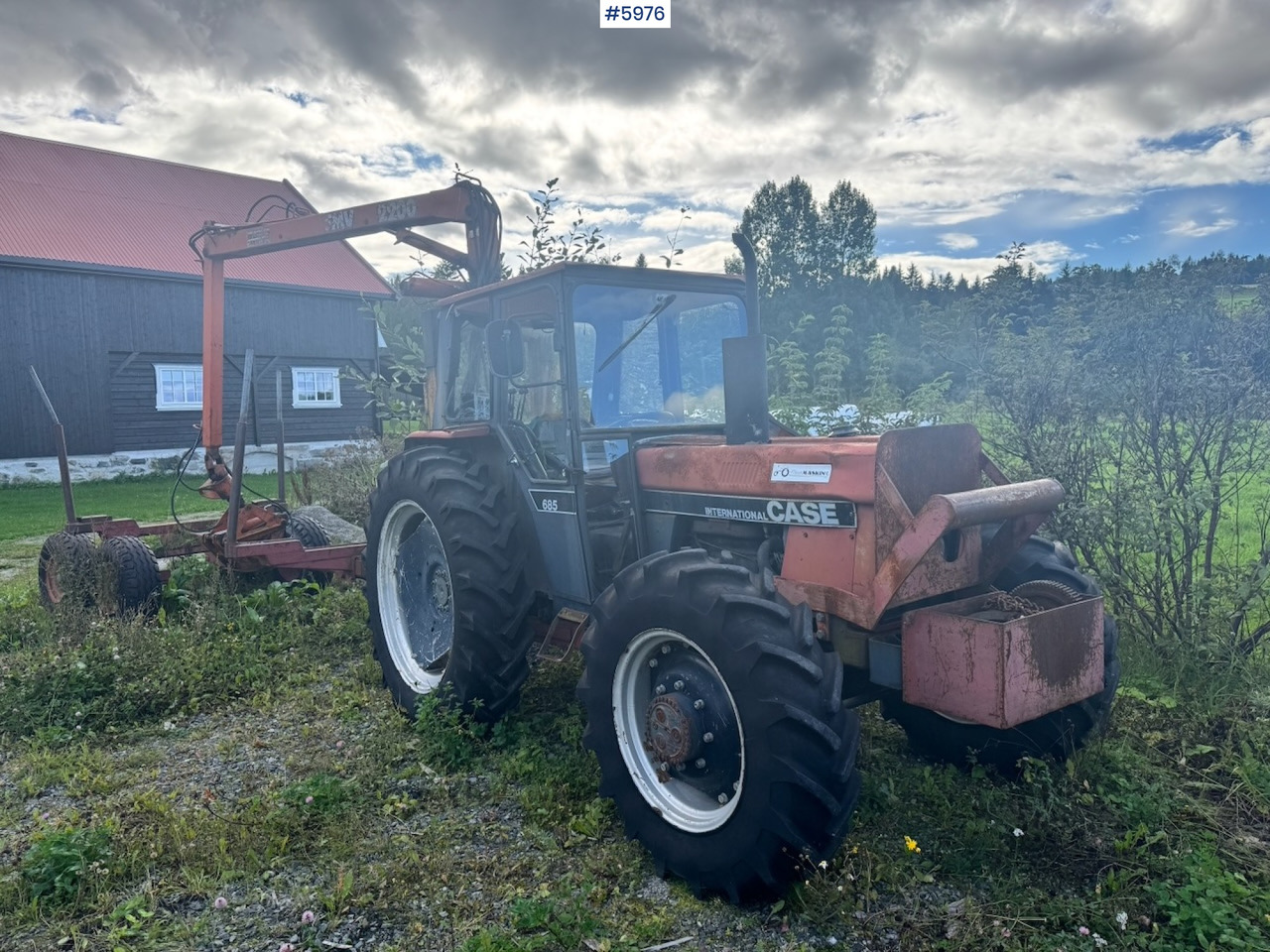 1985 Case International 685 with Log Trailer - Tractor: foto 2 1985 Case International 685 with Log Trailer - Tractor: foto 2