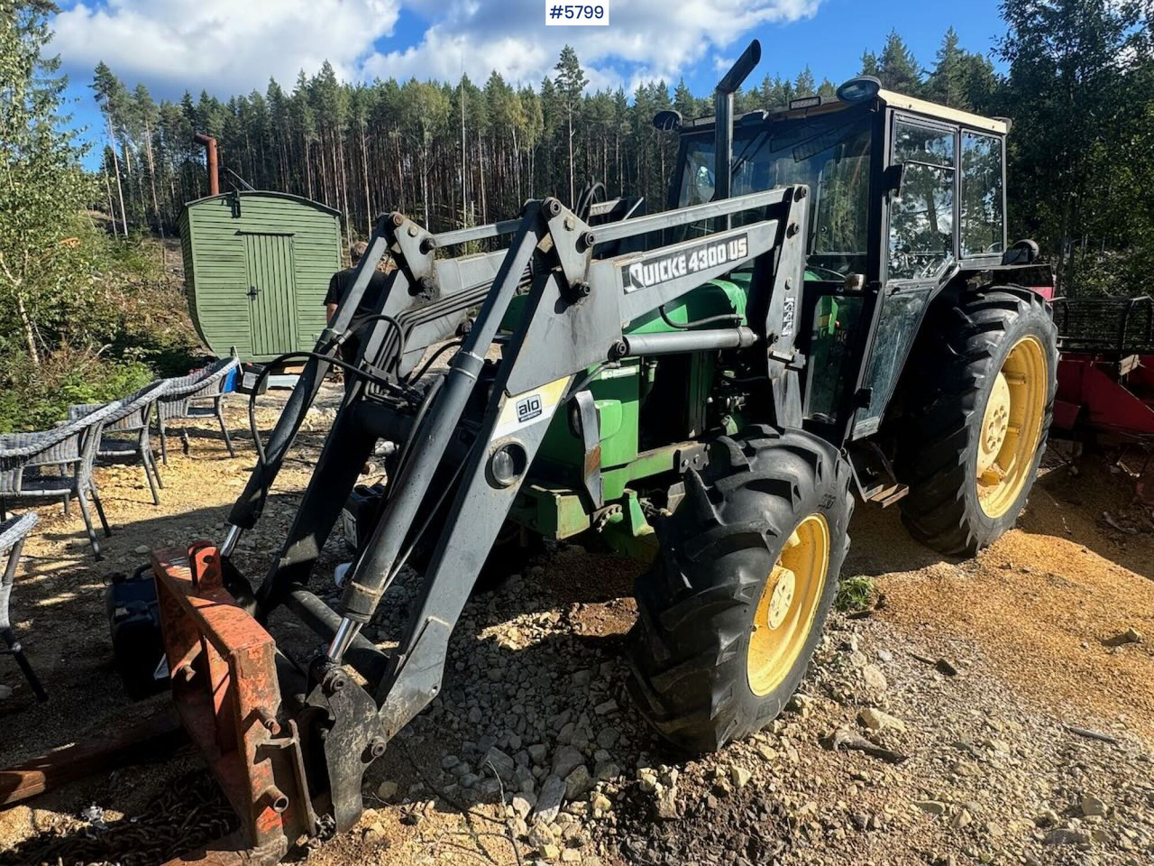 1985 John Deere 2040 4x4 w/ front loader - Tractor: foto 1 1985 John Deere 2040 4x4 w/ front loader - Tractor: foto 1