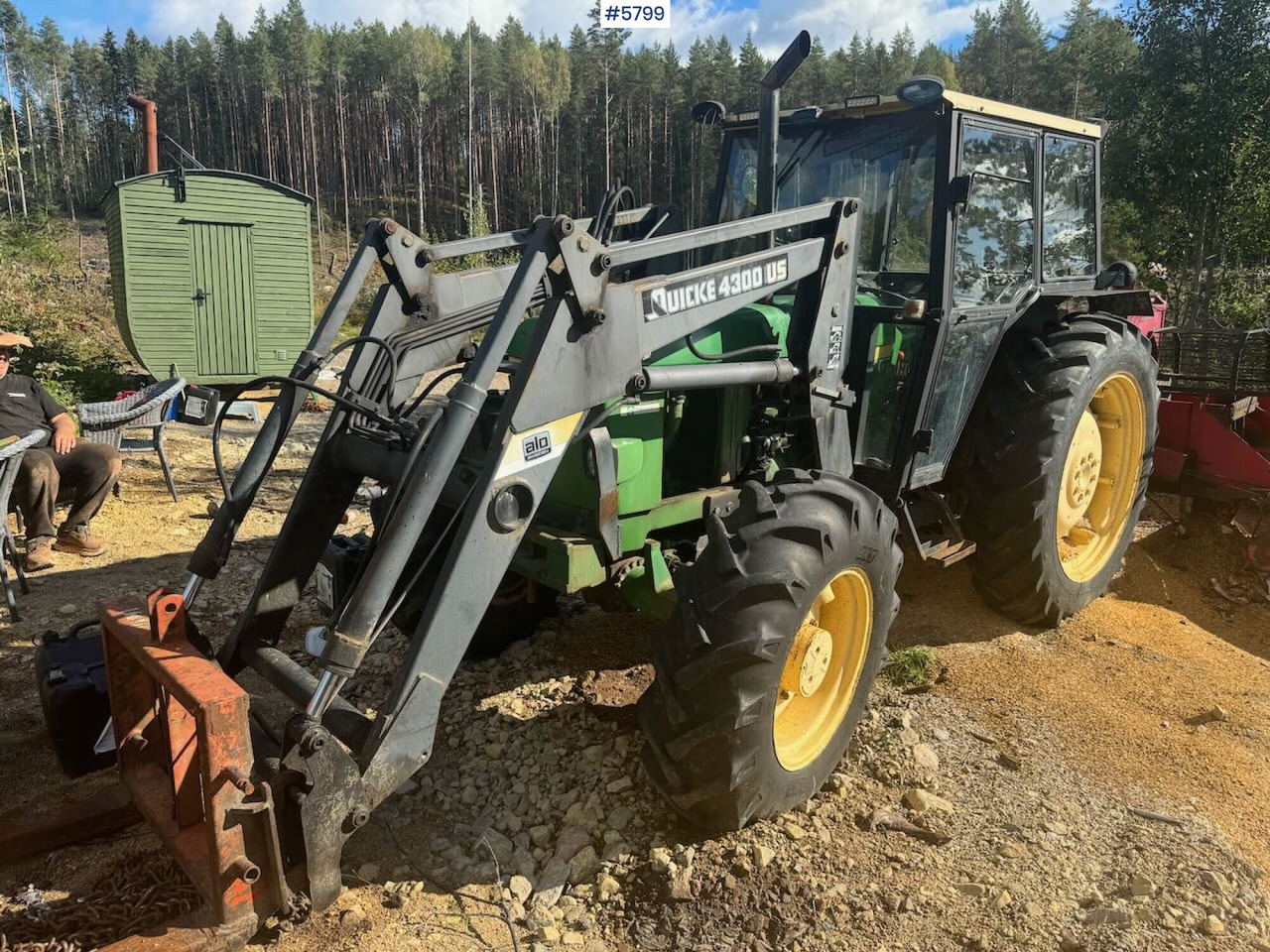1985 John Deere 2040 4x4 w/ front loader - Tractor: foto 2 1985 John Deere 2040 4x4 w/ front loader - Tractor: foto 2