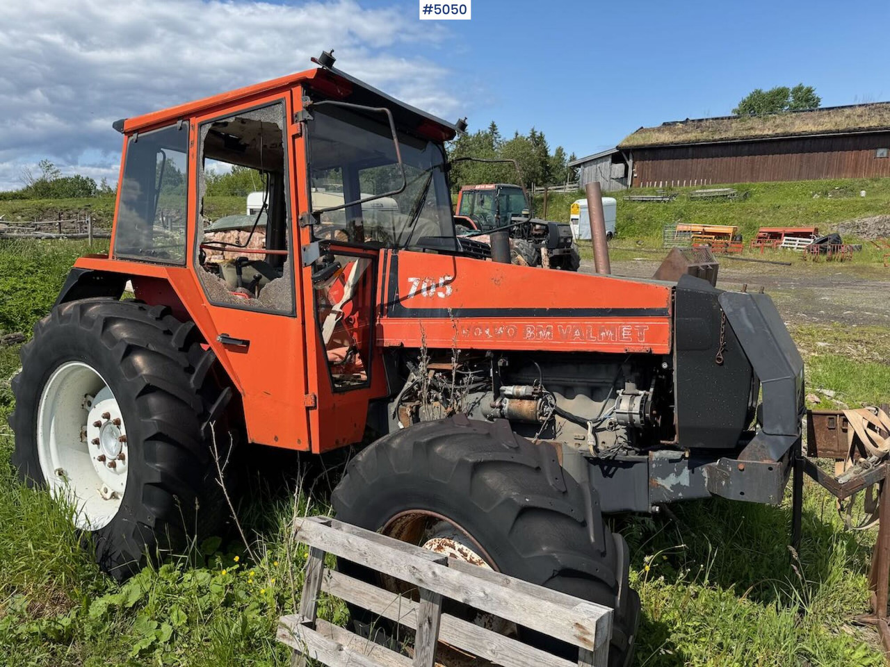 1985 Valmet 705 Turbo rep. Object - Tractor: foto 4 1985 Valmet 705 Turbo rep. Object - Tractor: foto 4