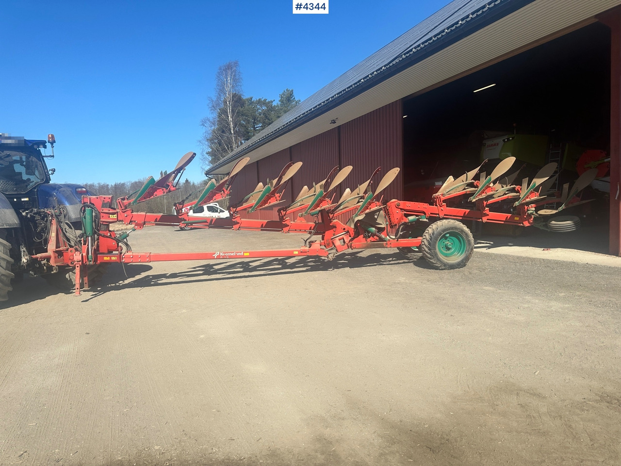 2000 Kverneland PL 100 8 skjærs vendeplog - Equipo para trabajo del suelo: foto 1 2000 Kverneland PL 100 8 skjærs vendeplog - Equipo para trabajo del suelo: foto 1