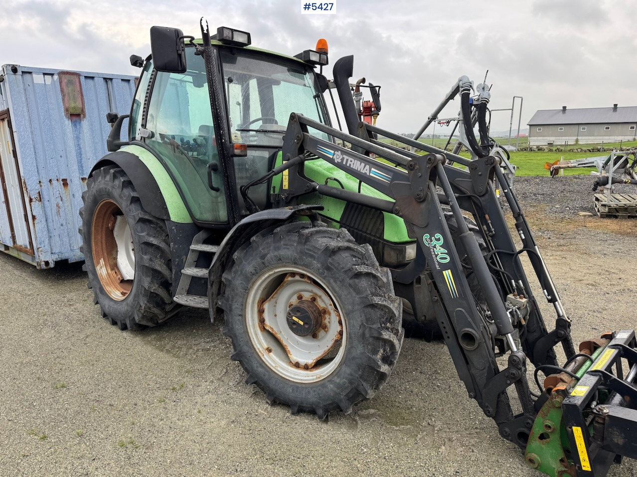 2001 Deutz Fahr Agrotron 90 w/front loader. - Tractor: foto 4 2001 Deutz Fahr Agrotron 90 w/front loader. - Tractor: foto 4
