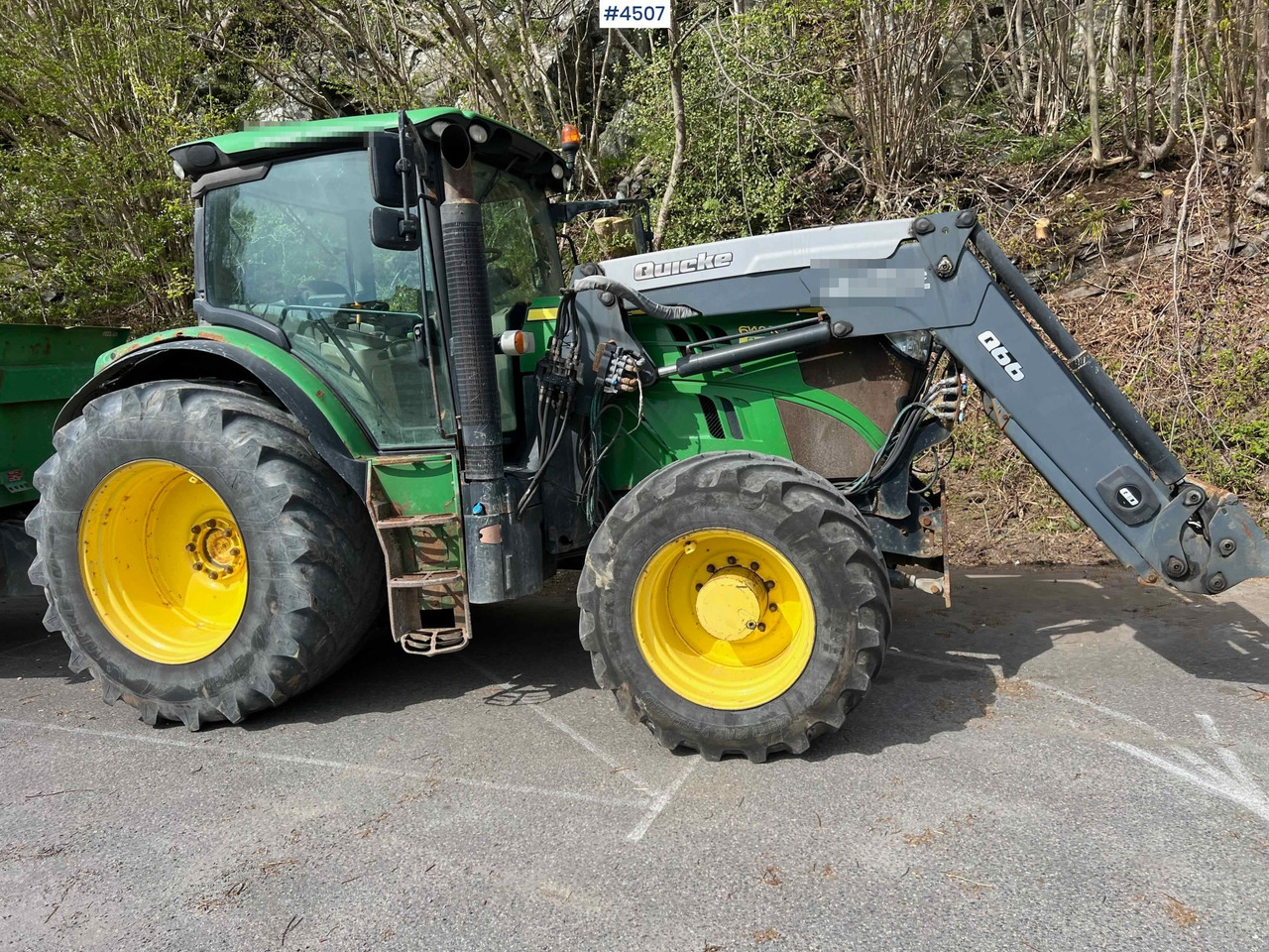 2012 John Deere 6140R w/ front loader and 2020 Foss-Eik 5.150 dump trailer - Tractor: foto 4 2012 John Deere 6140R w/ front loader and 2020 Foss-Eik 5.150 dump trailer - Tractor: foto 4