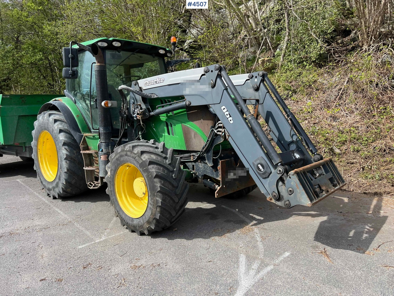 2012 John Deere 6140R w/ front loader and 2020 Foss-Eik 5.150 dump trailer - Tractor: foto 2 2012 John Deere 6140R w/ front loader and 2020 Foss-Eik 5.150 dump trailer - Tractor: foto 2