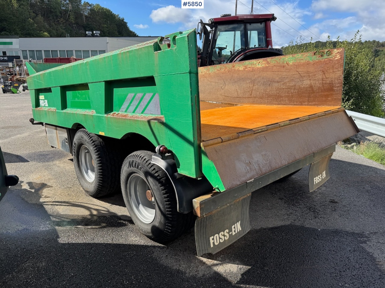 Remolque volquete agrícola 2015 Foss EIK 5.150 Dumper with 50 km/h.: foto 7