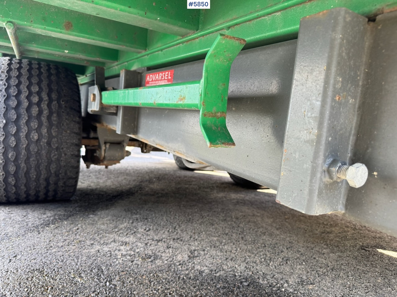 Remolque volquete agrícola 2015 Foss EIK 5.150 Dumper with 50 km/h.: foto 9