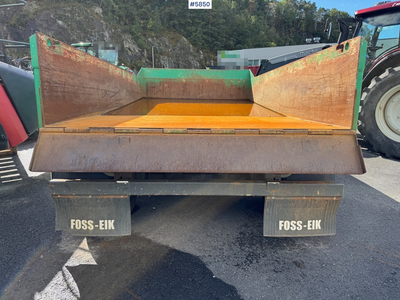 Remolque volquete agrícola 2015 Foss EIK 5.150 Dumper with 50 km/h.: foto 6