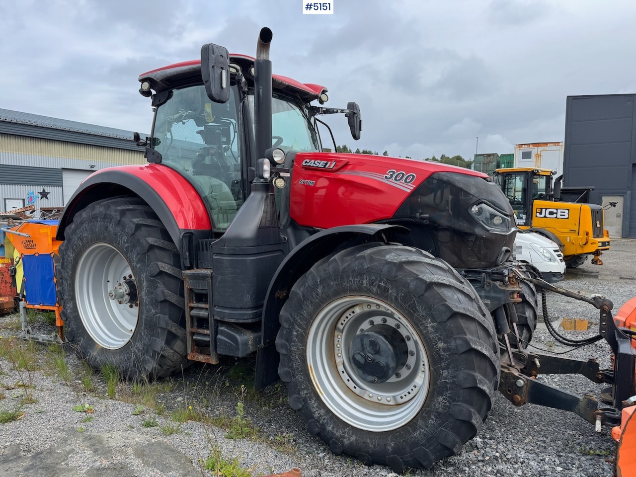 2016 Case IH Optum 300 CVX w/front hydraulics and plowing rig - Tractor: foto 4 2016 Case IH Optum 300 CVX w/front hydraulics and plowing rig - Tractor: foto 4