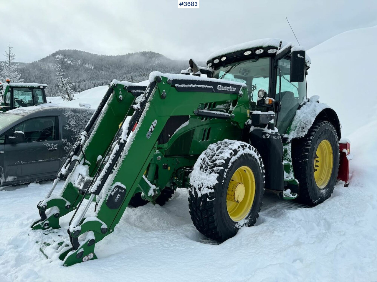 2016 John Deere 6175R 4x4 w/ front loader - Tractor: foto 4 2016 John Deere 6175R 4x4 w/ front loader - Tractor: foto 4