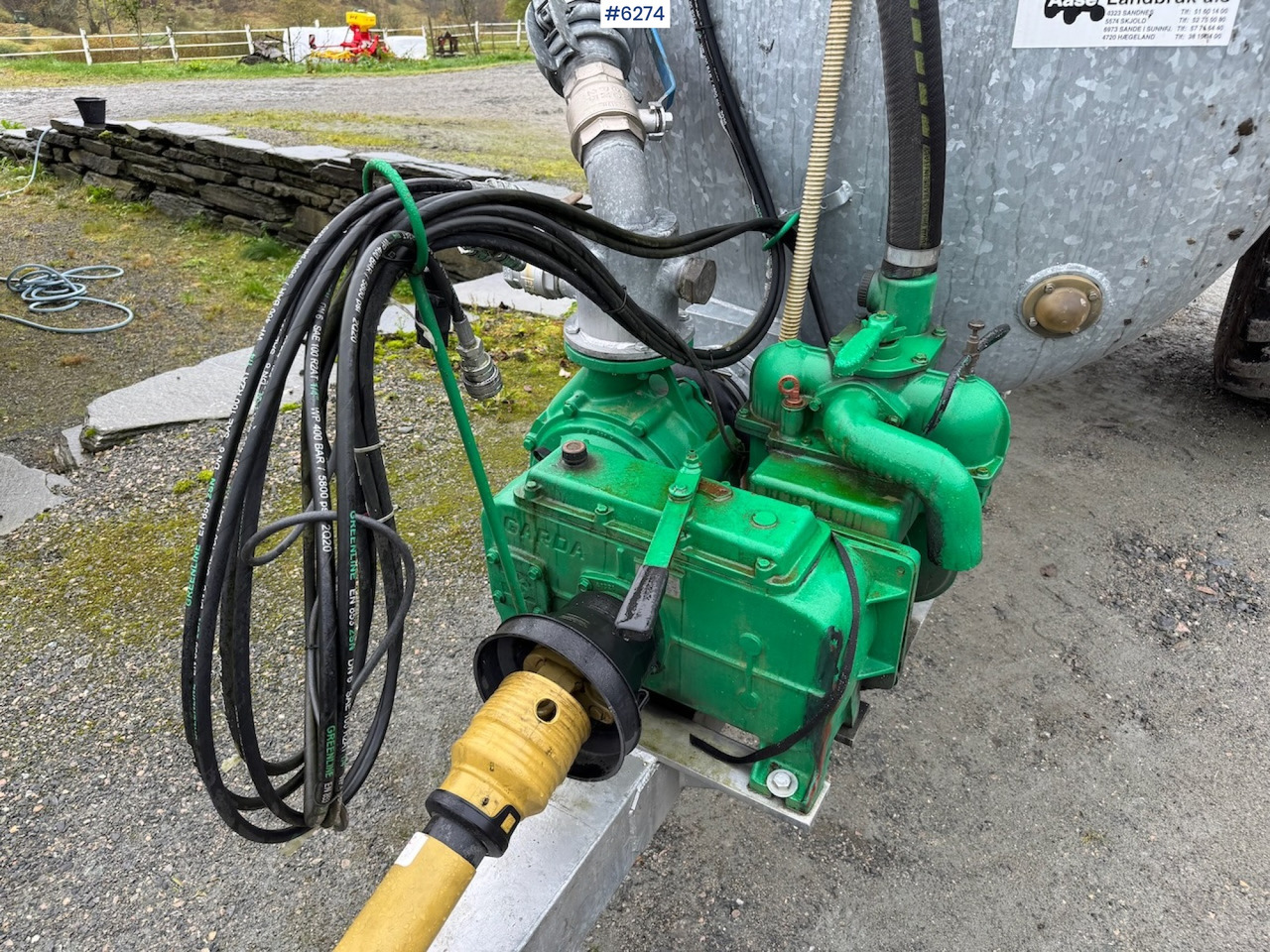 2024 Garcia C-60 6000 liter manure wagon w/ vacuum, combi and cannon. - Cuba de purín: foto 5 2024 Garcia C-60 6000 liter manure wagon w/ vacuum, combi and cannon. - Cuba de purín: foto 5