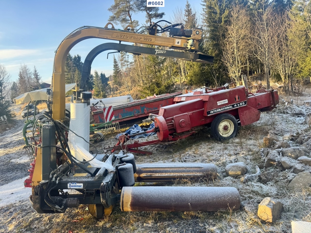 Approx. 2006 Tanco 1510 Round Bale Wrapper. - Maquinaria de henificación: foto 3 Approx. 2006 Tanco 1510 Round Bale Wrapper. - Maquinaria de henificación: foto 3