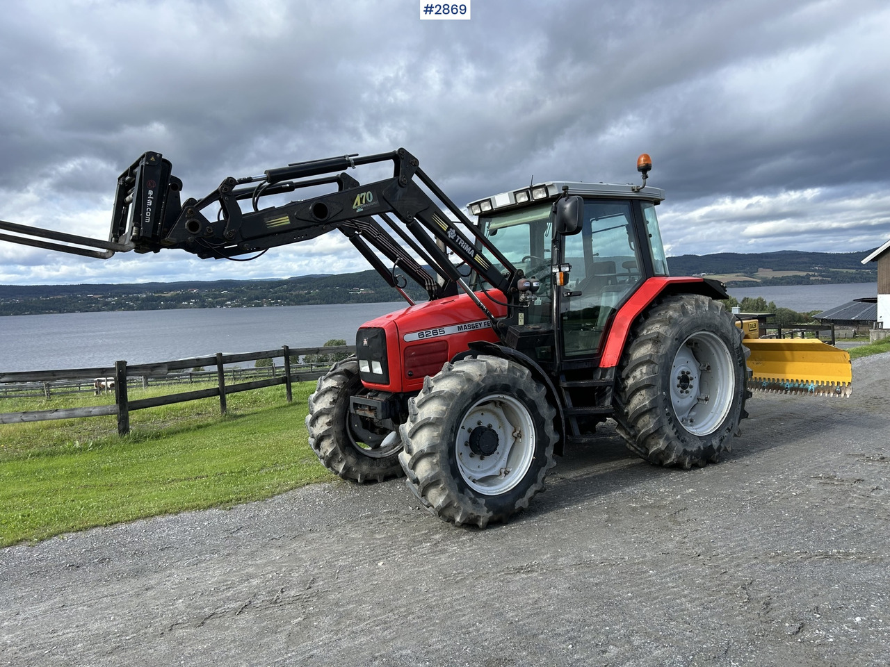 Massey Ferguson 6265 w/ trima 420 front loader - Tractor: foto 3 Massey Ferguson 6265 w/ trima 420 front loader - Tractor: foto 3