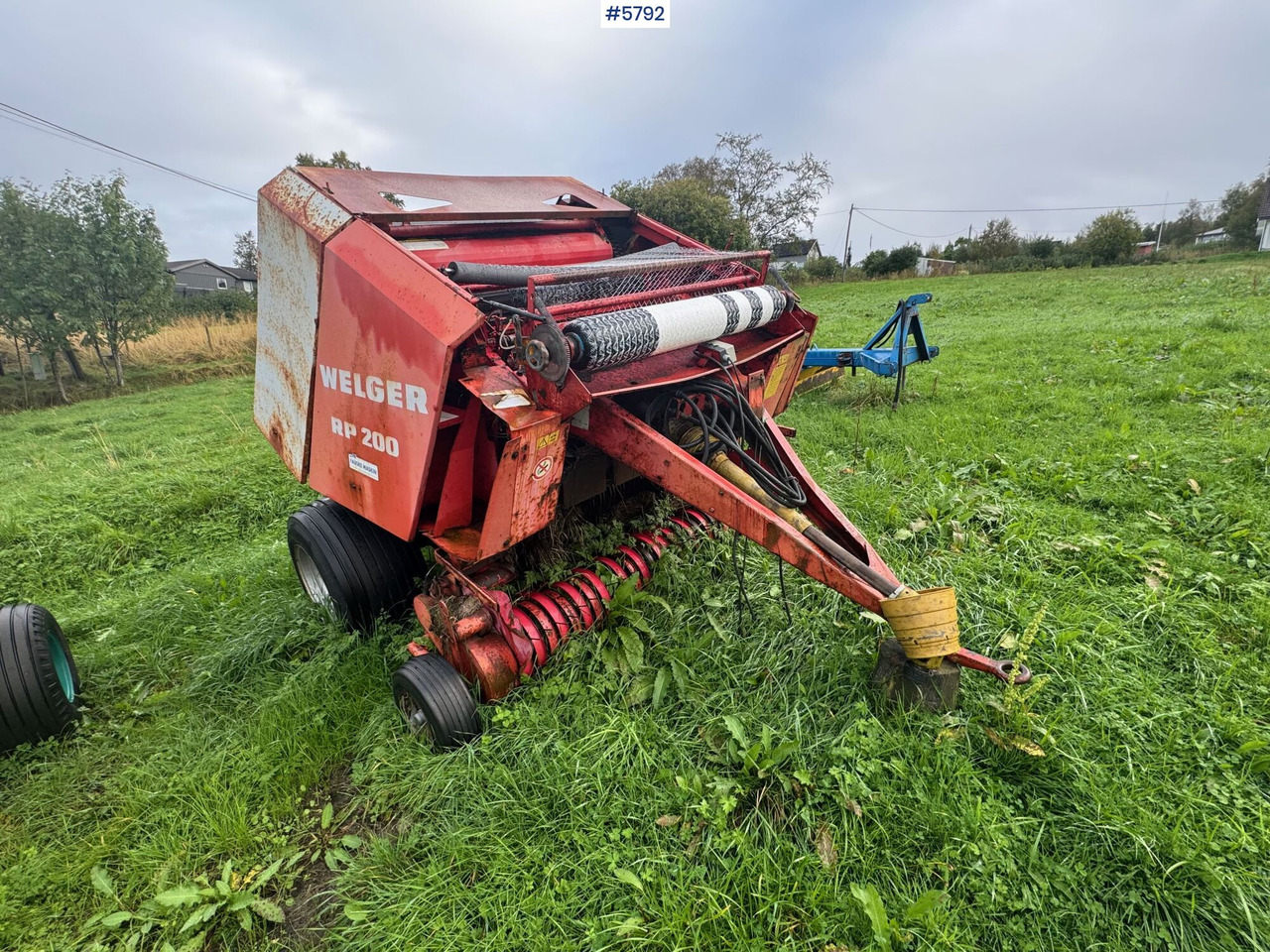 Welger RP 200 Mastercut round baler. Partially repaired object. - Maquinaria de henificación: foto 1 Welger RP 200 Mastercut round baler. Partially repaired object. - Maquinaria de henificación: foto 1