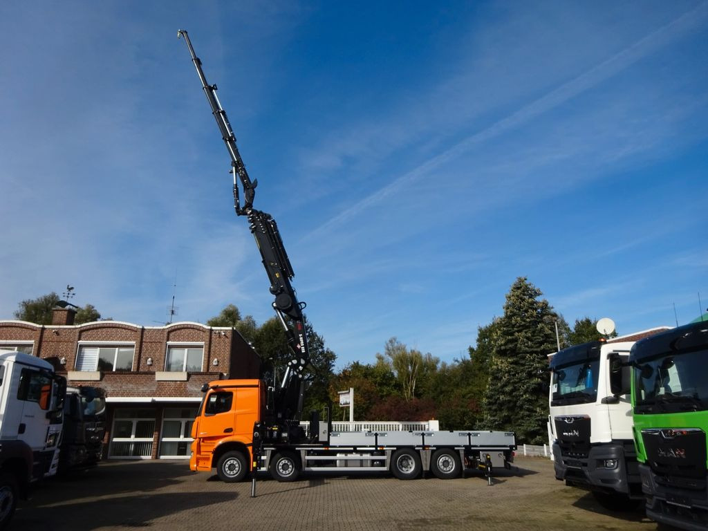 Mercedes-Benz 3751 Arocs Pritsche + HIAB 858 + JIB 8x2 Mercedes-Benz 3751 Arocs Pritsche + HIAB 858 + JIB 8x2 - Camión grúa, Camión caja abierta: foto 4 Mercedes-Benz 3751 Arocs Pritsche + HIAB 858 + JIB 8x2 Mercedes-Benz 3751 Arocs Pritsche + HIAB 858 + JIB 8x2 - Camión grúa, Camión caja abierta: foto 4