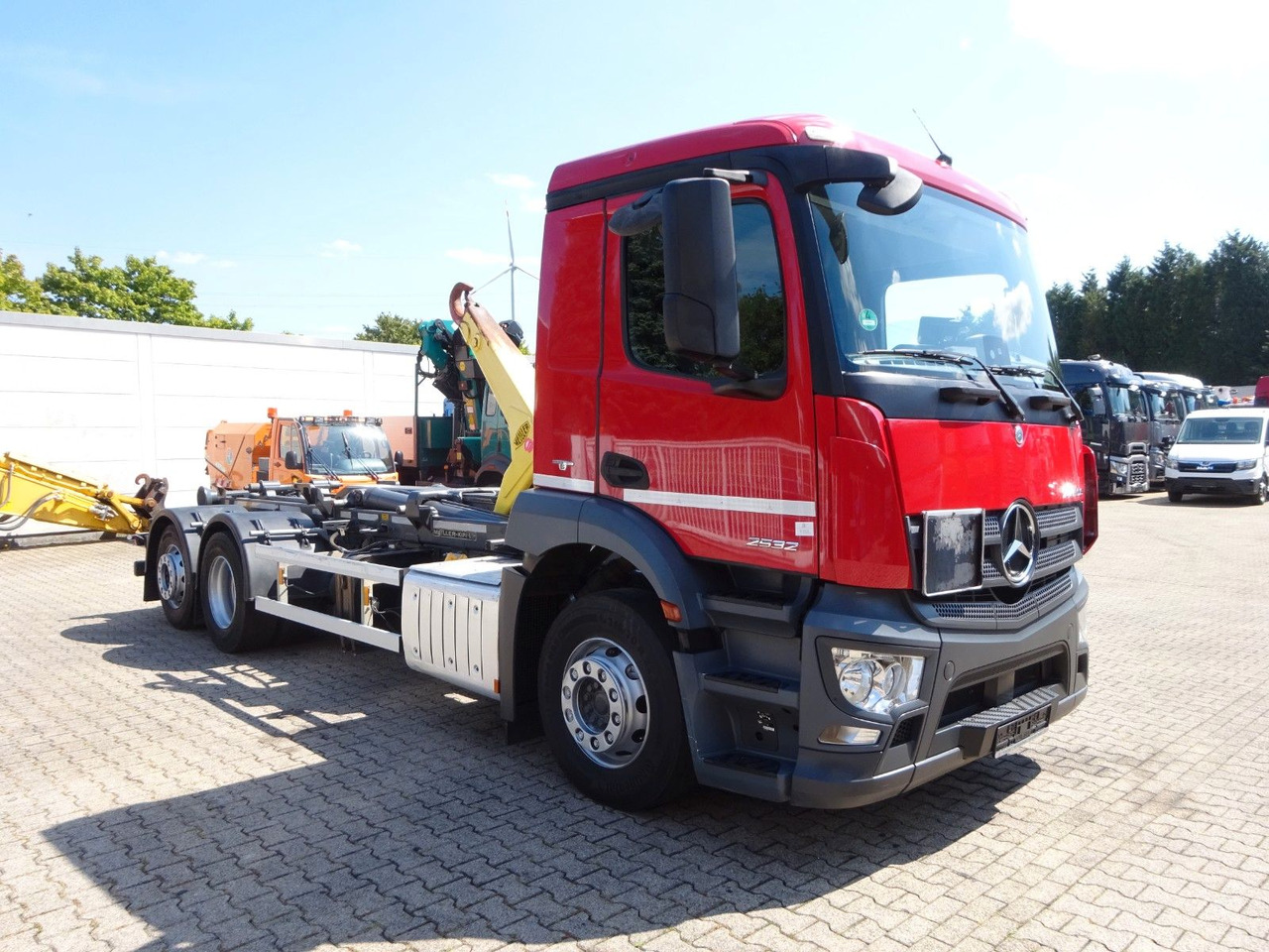 Camión multibasculante Mercedes-Benz Antos 2532 MEILLER Abroller Lift+Lenkachse 6x2: foto 13